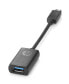 Фото #1 товара HP USB-C to USB 3.0 Adapter - 0.1409 m - USB-C - USB 3.0 - USB 3.2 Gen 1 (3.1 Gen 1) - Black