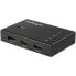 Фото #2 товара 4-Port HDMI Video Switch - 3x HDMI and 1x DisplayPort - 4K 60Hz - HDMI/DisplayPort - Metal - Black - 60 Hz - 1280 x 720 (HD 720) - 1920 x 1080 (HD 1080) - 1920 x 1200 (WUXGA) - 2560 x 1600 (WQXGA) - 3840 x 2160,... - 4096 x 2160 pixels