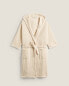 Фото #3 товара Cotton waffle-texture bathrobe