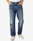 Фото #1 товара Men's 363 Distressed Taper Straight Stretch Jeans