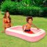 Inflatable Paddling Pool for Children Intex Island 90 L 167 x 26 x 101 cm White Pink (6 Units)