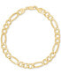 Фото #1 товара Men's Figaro Chain Bracelet in 10k Gold