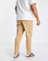 Фото #2 товара ASOS DESIGN tapered cargo trousers in beige