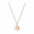 Stylish bronze necklace TJ-0048-N-45 (chain, pendants)