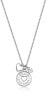 Steel Necklace Heart Chakra BHKL03EN (chain, pendants)