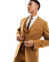 Фото #2 товара ASOS DESIGN skinny suit jacket in tobacco