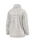 Women's Gray Washington Capitals Sherpa Quarter-Zip Pullover Jacket