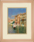 Фото #1 товара The Grand Canal, Venice by Rubens Santora Framed Print Wall Art, 34" x 40"