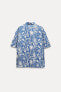 Zw collection printed shirt