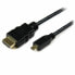 Фото #1 товара Кабель HDMI Startech HDADMM1M Чёрный 1 m