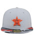 Фото #2 товара Men's Gray Houston Astros Active Team Camo 59FIFTY Fitted Hat