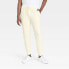 Men's Textured Knit Jogger Pants - All in Motion Yellow XL