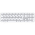 Фото #1 товара Apple Magic Keyboard mit Touch ID und Ziffernblock"Silber/Weiß Englisch (International) Kabellos