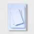 Фото #1 товара King Easy Care Solid Sheet Set Light Blue - Room Essentials