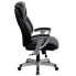 Фото #1 товара Hercules Series Big & Tall 400 Lb. Rated Black Leather Executive Swivel Chair With Adjustable Arms