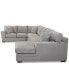 Фото #3 товара CLOSEOUT! Loranna 3-Pc. Fabric Sectional with Chaise, Created for Macy's