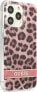 Guess Guess GUHCP13XHSLEOP iPhone 13 Pro Max 6,7" różowy/pink hardcase Leopard