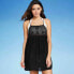 Juniors' Crochet Cover Up Dress - Xhilaration™ Black Size XL