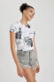 Фото #8 товара Футболка Defacto Fitted Short Tee A6221ax23sm