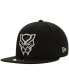 Фото #2 товара Men's Black Black Panther Classic Logo 9FIFTY Adjustable Snapback Hat