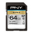Фото #2 товара PNY Elite-X - 64 GB - SDXC - Class 10 - UHS-I - 100 MB/s - Class 3 (U3)