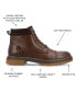 Фото #8 товара Men's Fegan Tru Comfort Foam Cap Toe Lace-Up Ankle Boots