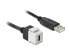 Фото #3 товара Delock 86382 - Flat - Black - White - USB C - USB A - Female - Male