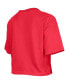 ფოტო #2 პროდუქტის Women's Red Chicago Bulls Cropped T-shirt