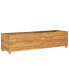 Фото #2 товара Raised Bed 59.1"x15.7"x15" Recycled Teak Wood and Steel