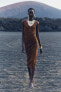 Фото #2 товара Трикотажное платье облегающего кроя ZARA