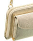 Italian Leather Wallet On Chain Women's Gold