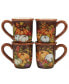 Фото #1 товара Harvest Blessings Set of 4 Mugs, Service for 4