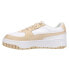 Фото #3 товара Puma Cali Dream Platform Womens Beige, White Sneakers Casual Shoes 383157-06