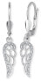 Серьги Brilio Silver Angel Wings Glitter silver, clear - фото #1