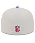 ფოტო #2 პროდუქტის Men's Stone/Royal Denver Broncos 2024 Sideline Historic 59FIFTY Fitted Hat