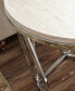 Фото #2 товара Lunia Faux Stone Round Side Table