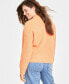 Фото #2 товара Women's Shaker Crewneck Long-Sleeve Sweater, Created for Macy's