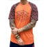 UMBRO Pro Training Active Graphic short sleeve T-shirt Vermillion Orange / Dark Navy, M - фото #2