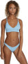 Фото #1 товара RVCA 281510 Cross Back Bikini Tops - Run Wild Crossback (China Blue, Large)