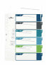 Durable 679427 - Blank tab index - Polypropylene (PP) - Multicolour - Portrait - A4+ - 0.27 mm