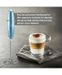 Фото #3 товара Handheld Milk Frother Stainless Steel Single Whisk with Stand