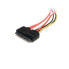 Фото #3 товара StarTech.com 12in 22 Pin SATA Power and Data Extension Cable - 0.35 m - SATA I - SATA 22-pin - SATA 7-pin + 15-pin - Male/Female - Red