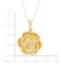Фото #5 товара Macy's rose 18" Pendant Necklace in 14k Gold