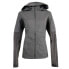 Фото #1 товара Diadora Bright Be One Full Zip Running Jacket Womens Black, Grey Casual Athletic