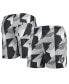 Фото #1 товара Плавки мужские FOCO Лас-Вегас Рейдерс черно-серого цвета с геометрическим принтом