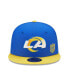 Фото #3 товара Men's Royal, Gold Los Angeles Rams Flawless 9FIFTY Snapback Hat