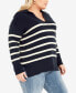 Plus Size Mara Wide Collar Sweater