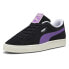 Фото #2 товара Puma Suede Patch Lace Up Mens Black Sneakers Casual Shoes 39538802