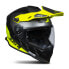 Adventurehelm Just1 J34 Pro Outerspace Schwarz-Titanium-Gelb Fluo