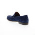 Фото #6 товара Bruno Magli Encino BM1ENCN1 Mens Blue Suede Loafers & Slip Ons Casual Shoes